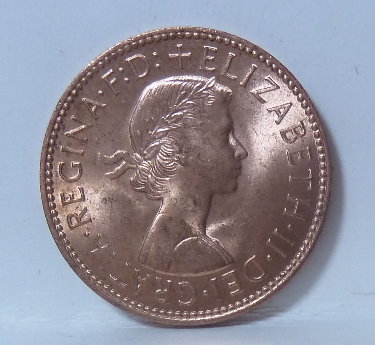 イギリス エリザベス2世 1/2ペニー銅貨 1967年: 俺のコイン